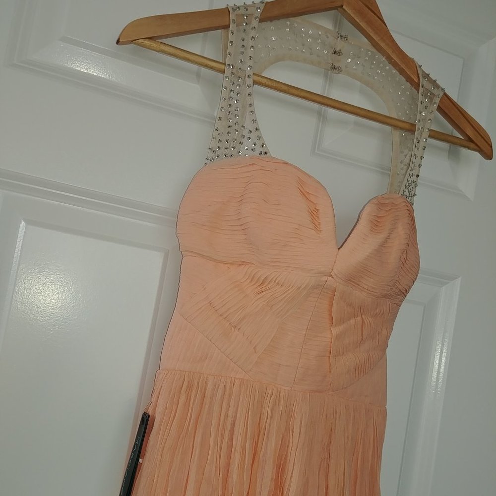STUNNING MARCIANO NWT chiffon sequin maxi dress - Picture 3 of 4